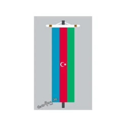 Banner Fahne Aserbaidschan