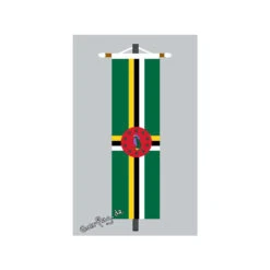 Banner Fahne Dominica