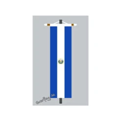 Banner Fahne El Salvador Mit Wappen