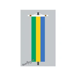 Banner Fahne Gabun