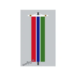 Banner Fahne Gambia