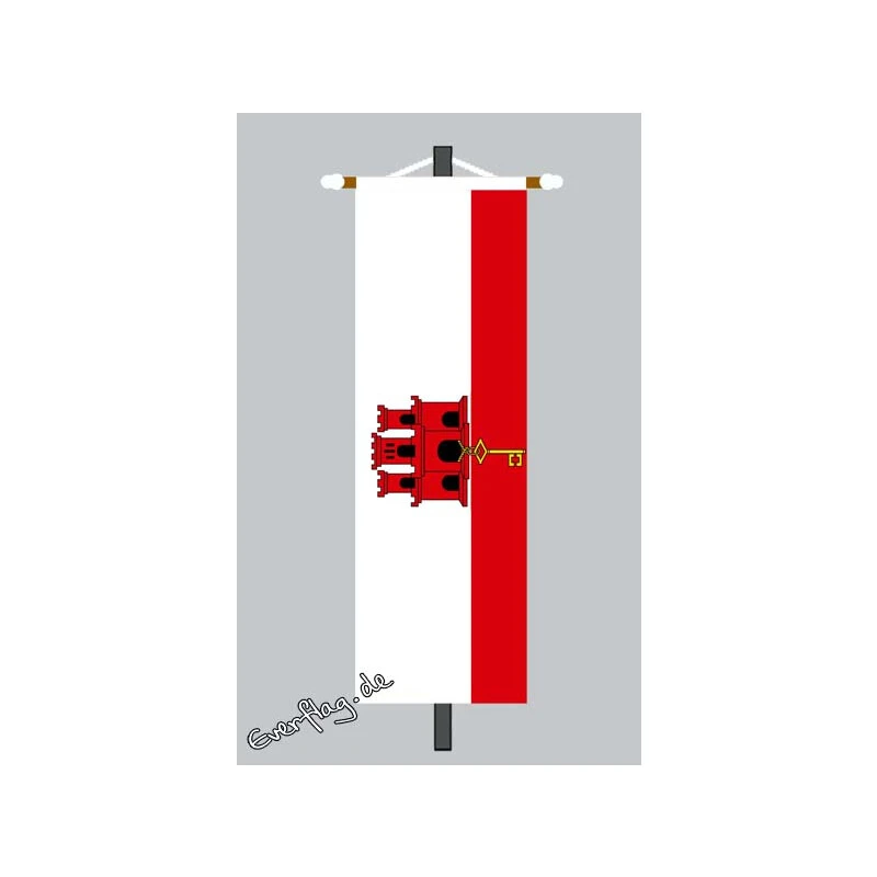 Banner Fahne Gibraltar 3 Banner Fahne Gibraltar