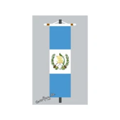 Banner Fahne Guatemala Mit Wappen