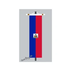 Banner Fahne Haiti Mit Wappen