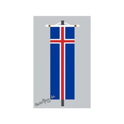 Banner Fahne Island