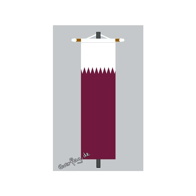 Banner Fahne Katar 3 Banner Fahne Katar