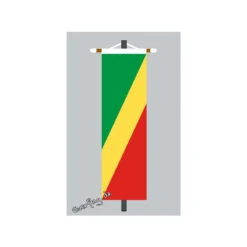 Banner Fahne Kongo, Brazzaville