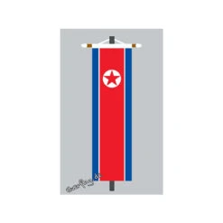 Banner Fahne Nordkorea