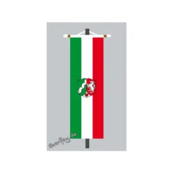 Banner Fahne Nordrhein Westfalen Mit Wappen