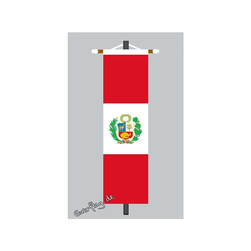 Banner Fahne Peru Mit Wappen 3 Banner Fahne Peru Mit Wappen
