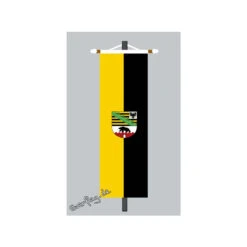 Banner Fahne Sachsen Anhalt Mit Wappen