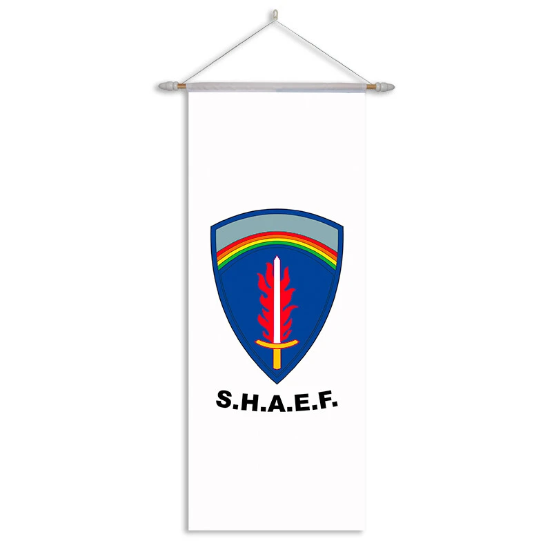 Banner Fahne SHAEF 80x200 Cm 3 Banner Fahne SHAEF 80x200 Cm