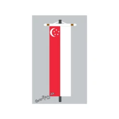 Banner Fahne Singapur
