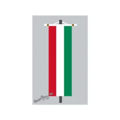 Banner Fahne Ungarn Ohne Wappen