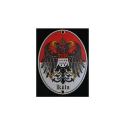 Emaille-Grenzschild &quot;K&ouml;ln&quot; 11,5 X 15 Cm