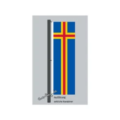 Hochformats Fahne Aaland