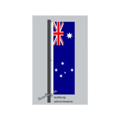 Hochformats Fahne Australien