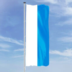 Hochformats Fahne Bayern Dienst O. Wappen