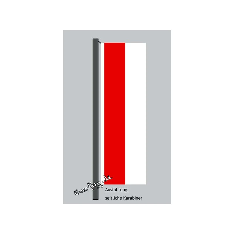 Hochformats Fahne Brandenburg O. Wappen 3 Hochformats Fahne Brandenburg O. Wappen