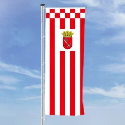 Hochformats Fahne Bremen Mit Wappen -Bester Flaggen Geschäft hochformats fahne bremen mit wappen2