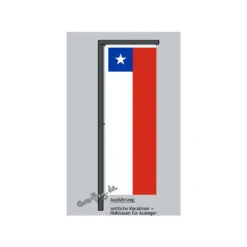 Bester Flaggen Geschäft -Bester Flaggen Geschäft hochformats fahne chile2