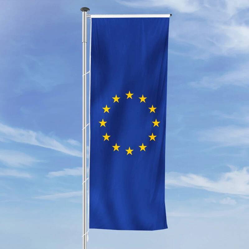 Hochformats Fahne Europa 4 Hochformats Fahne Europa – Bild 2
