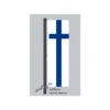 Hochformats Fahne Finnland