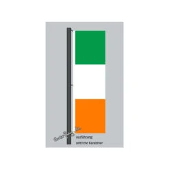 Hochformats Fahne Irland