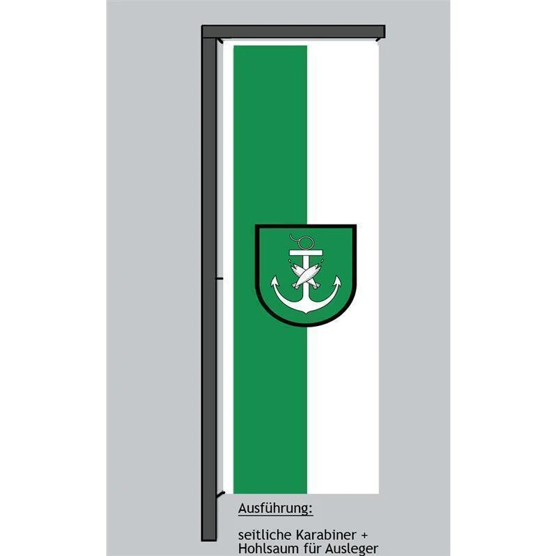 Hochformats Fahne Krefeld - Fischeln 4 Hochformats Fahne Krefeld - Fischeln – Bild 2