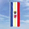 Hochformats Fahne Mecklenburg-Vorp. Mit Wappen -Bester Flaggen Geschäft hochformats fahne mecklenburg vorp mit wappen