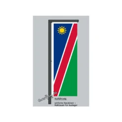 Hochformats Fahne Namibia -Bester Flaggen Geschäft hochformats fahne namibia2