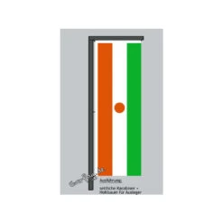 Hochformats Fahne Niger -Bester Flaggen Geschäft hochformats fahne niger2