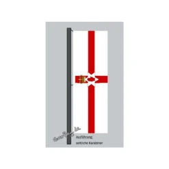 Hochformats Fahne Nordirland