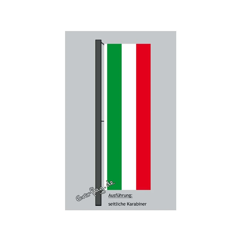 Hochformats Fahne Nordrhein-Westfalen O. Wappen 3 Hochformats Fahne Nordrhein-Westfalen O. Wappen