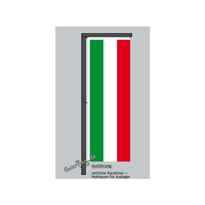 Hochformats Fahne Nordrhein-Westfalen O. Wappen 4 Hochformats Fahne Nordrhein-Westfalen O. Wappen – Bild 2