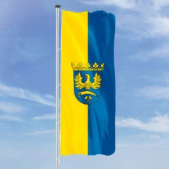 Hochformats Fahne Oberschlesien