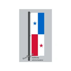 Hochformats Fahne Panama