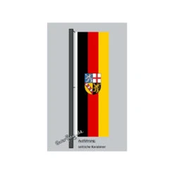Hochformats Fahne Saarland
