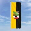 Hochformats Fahne Sachsen-Anhalt Mit Wappen -Bester Flaggen Geschäft hochformats fahne sachsen anhalt mit wappen