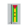 Hochformats Fahne Sao Tome &amp; Principe