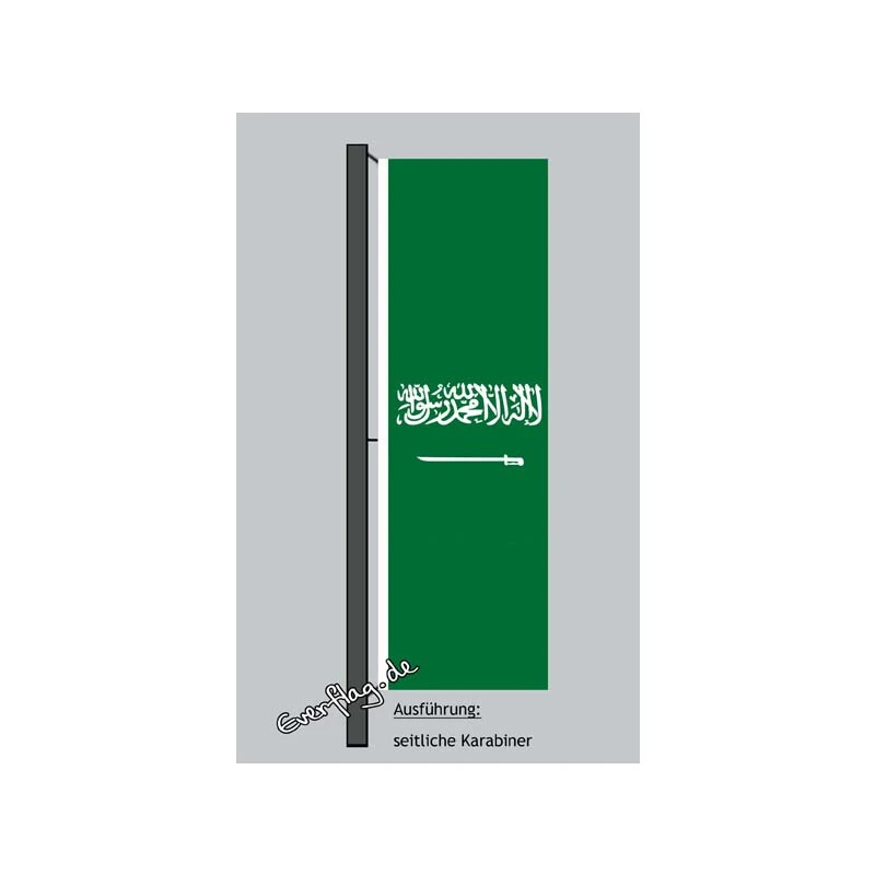 Hochformats Fahne Saudi-Arabien 3 Hochformats Fahne Saudi-Arabien