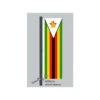 Hochformats Fahne Simbabwe