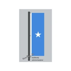 Hochformats Fahne Somalia