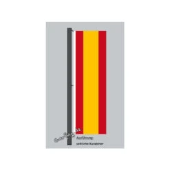 Hochformats Fahne Spanien Ohne Wappen