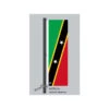 Hochformats Fahne St. Kitts &amp; Nevis