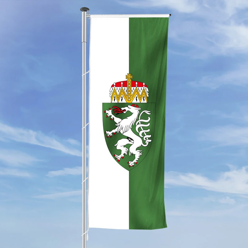 Hochformats Fahne Steiermark Mit Wappen 4 Hochformats Fahne Steiermark Mit Wappen – Bild 2