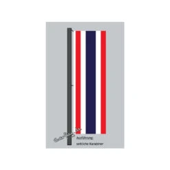 Hochformats Fahne Thailand