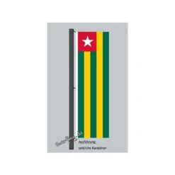 Hochformats Fahne Togo
