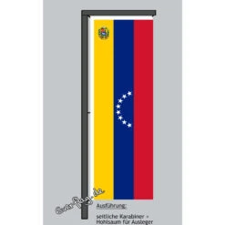 Hochformats Fahne Venezuela Mit Wappen -Bester Flaggen Geschäft hochformats fahne venezuela mit wappen2