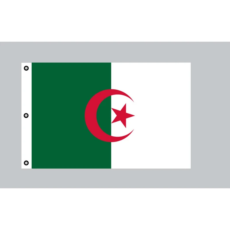 Riesen-Flagge: Algerien 150cm X 250cm 3 Riesen-Flagge: Algerien 150cm X 250cm